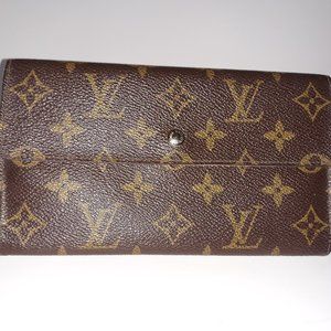 LOUIS VUITTON Monogram Trifold Long Wallet